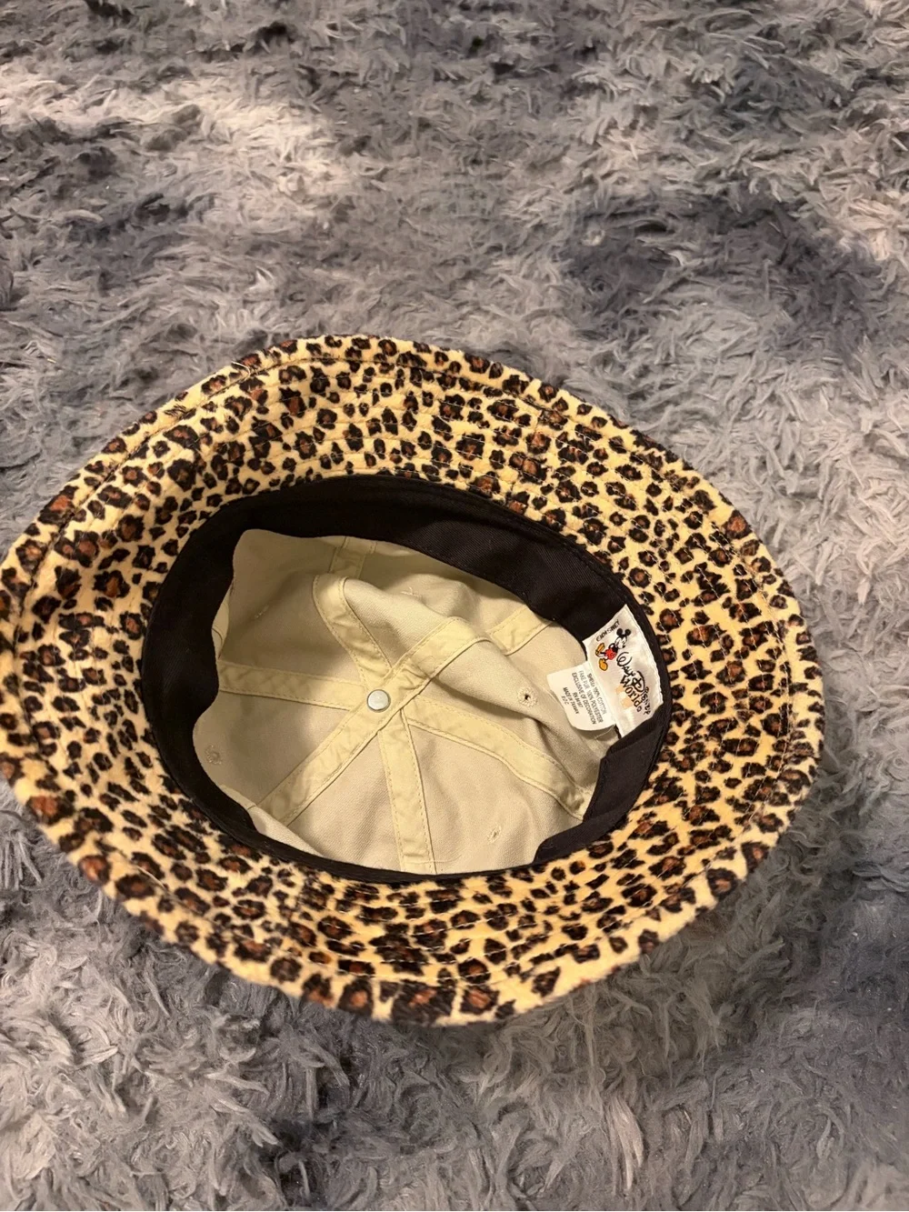 Walt Disney World Mickey Mouse Animal Kingdom Safari Hat Cheetah Print